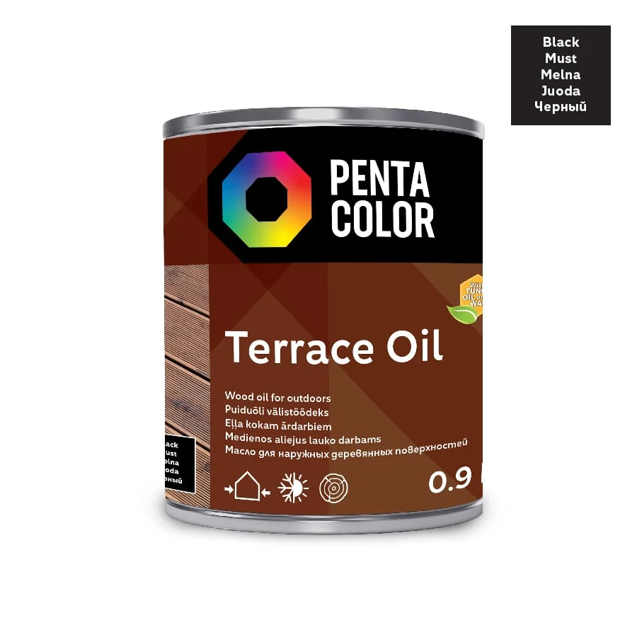 BLACK TUNG OIL FOR DECKS 0.9L