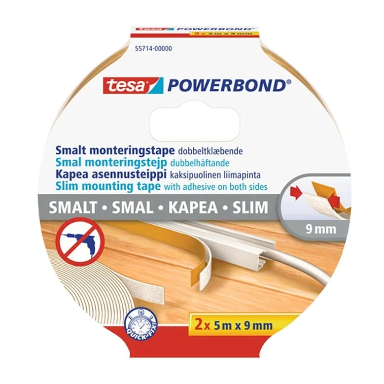 LĪMLENTE TESA DIVPUSĒJA ŠAURA 2X5MX9MM