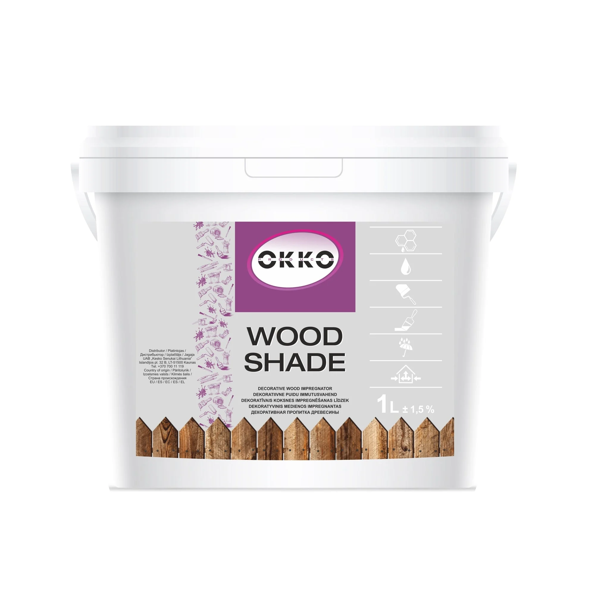 IMPREGN. KOKAM SHADE OLĪVKOKS 1L OKKO