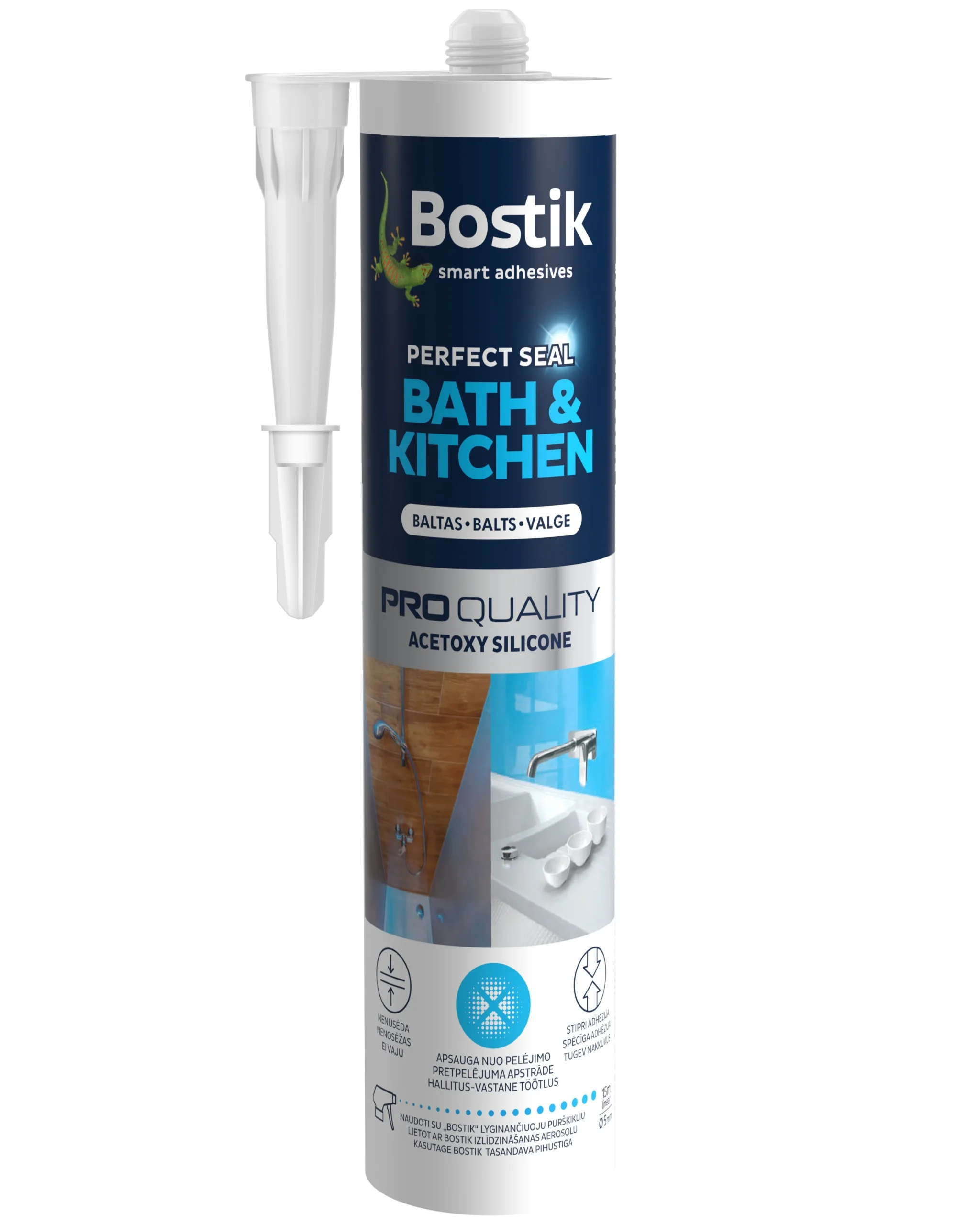 HERMĒTIĶ.BATH&KITCH BOSTIK 280ML B.