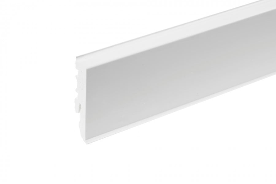 PVC GRĪDLĪSTE R9003 15X60X2.2 BALTA