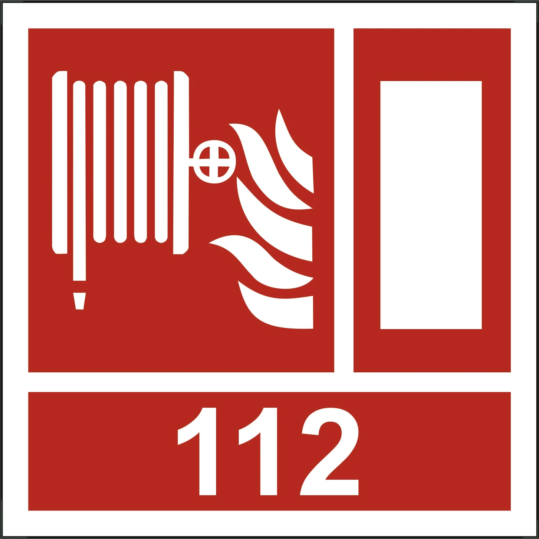 LABEL FIRE.HOSE + NR.TEL 15X15 LUUKNT15