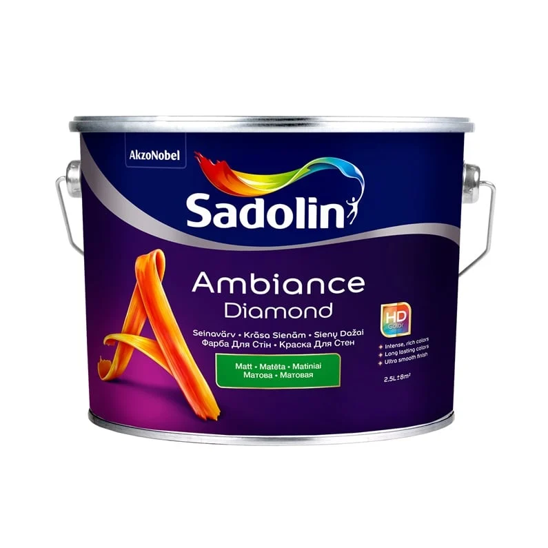 PAINT FOR WALLS AMBIANCE DIAMOND BC 2,33L