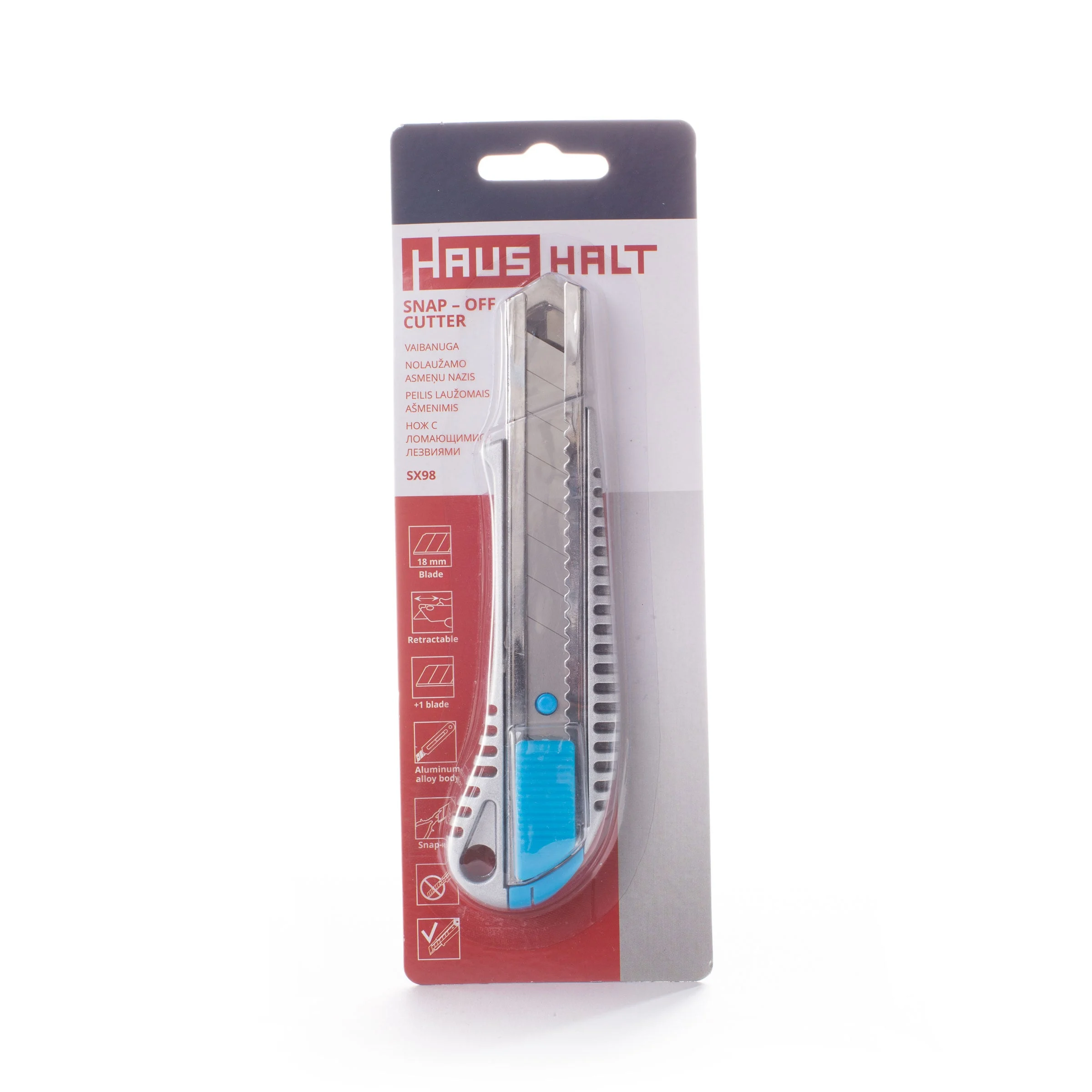 KNIVES WITH BREAKABLE BLADES SX98 18MM