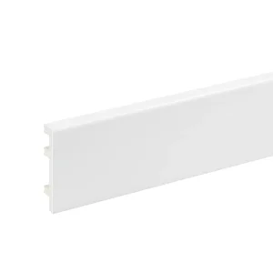 GRĪDLISTES PVC 80X15X2.2M BALTAS (10)