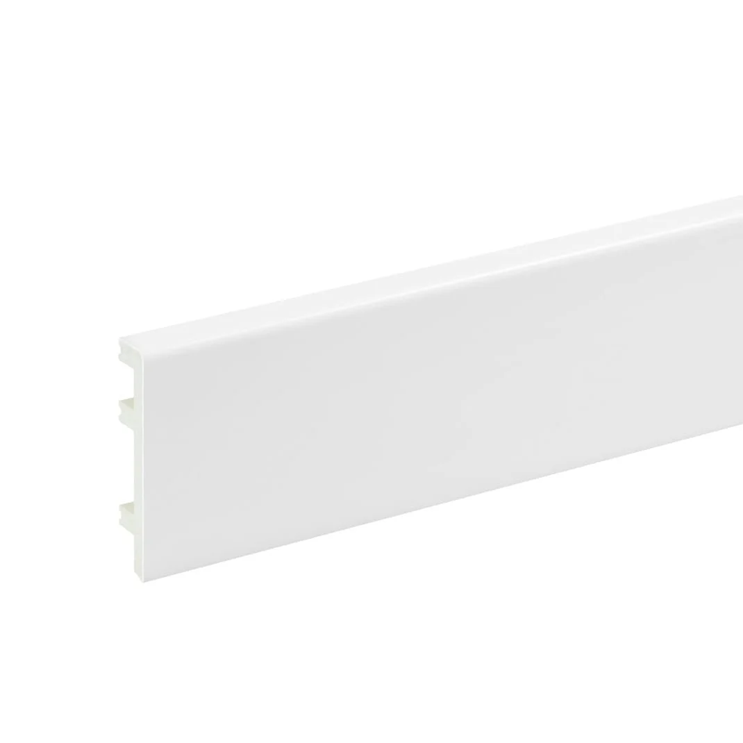 GRĪDLISTES PVC 80X15X2.2M BALTAS (10)