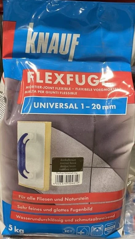 ГЕРМЕТИК KNAUF FLEXFUGE ТЕМНО-КОРИЧНЕВЫЙ 5КГ