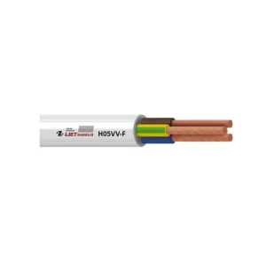 KABELIS H05VV-F 4X1.5 MELNS (100)