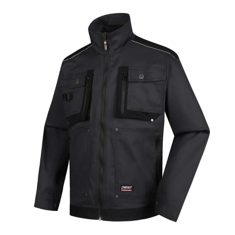 WORK JACKET STRETCH DARK GREY 2XL PESSO