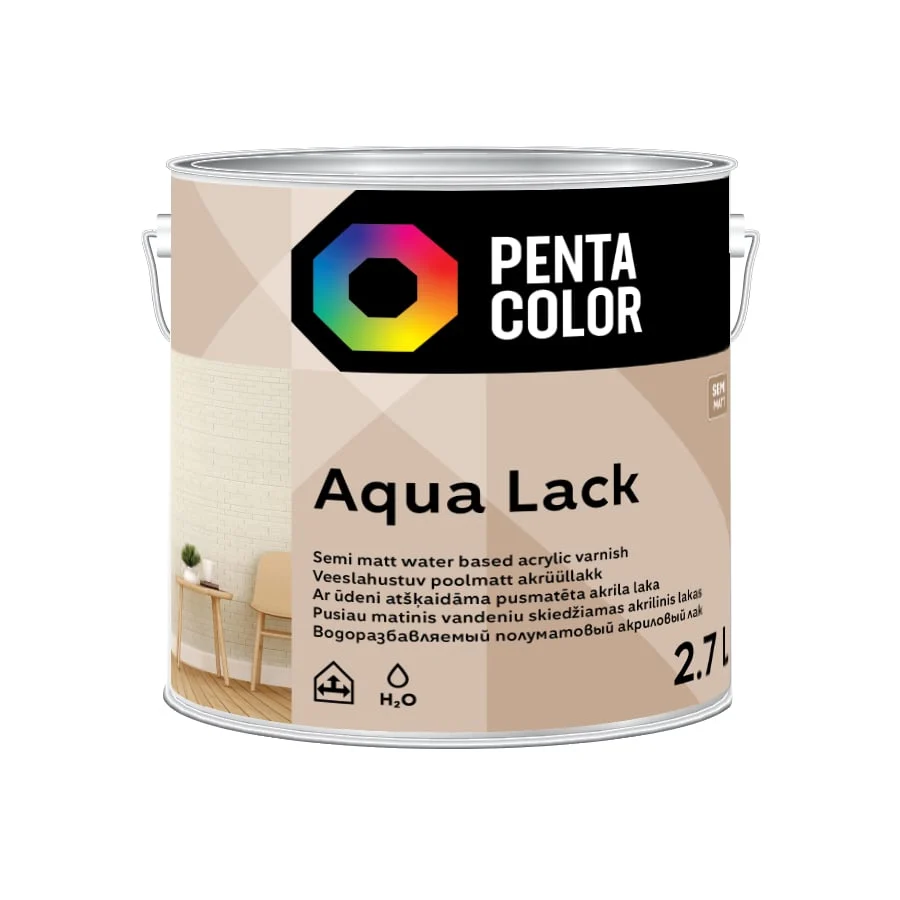 LAKA AQUA LACK SATIN 2,7L