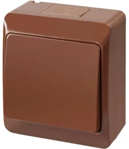 SLĒDZIS HERMES 0331-06 IP44 BRŪNS