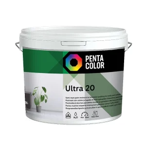 KRĀSA DISPERSIJAS ULTRA 20 BALTA 5 L