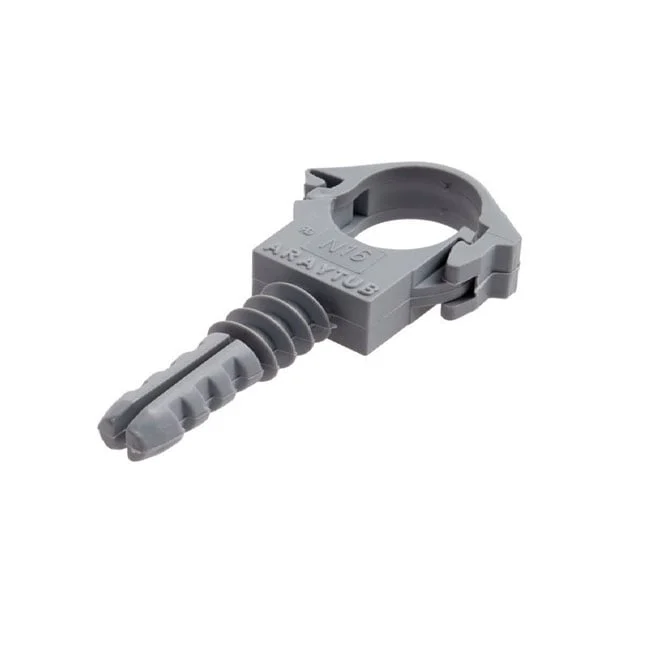 PLASTIC PIPE BRACKET D16 M8 10PCS