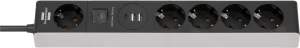 PAGARINĀTĀJS 1159780615 1,5M5V+2USBA+USB
