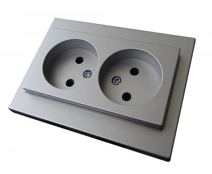 2-POSITION OUTLET B/Z EPSILON BRASS