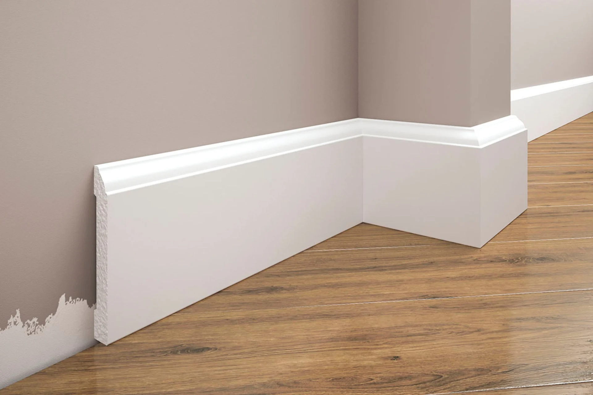 GRĪDLĪSTE PVC LPC-50 2440X14X60 33 KR.