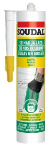 AKRILS SOUDAL BS 300ML PELĒKS