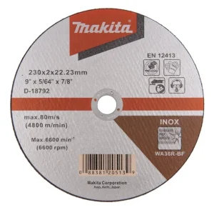 GRIEŠANAS DISKS 230X2.0X22 MM INOX