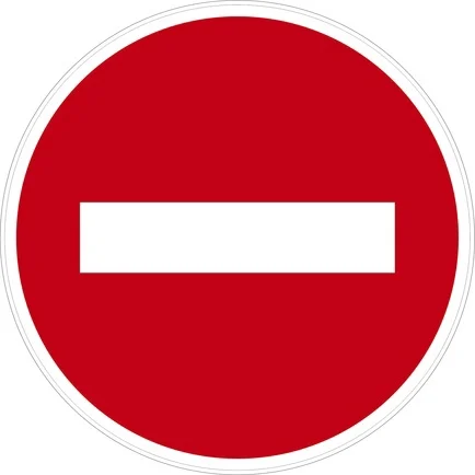 ZĪME IEEJA AIZLIEGTA D15