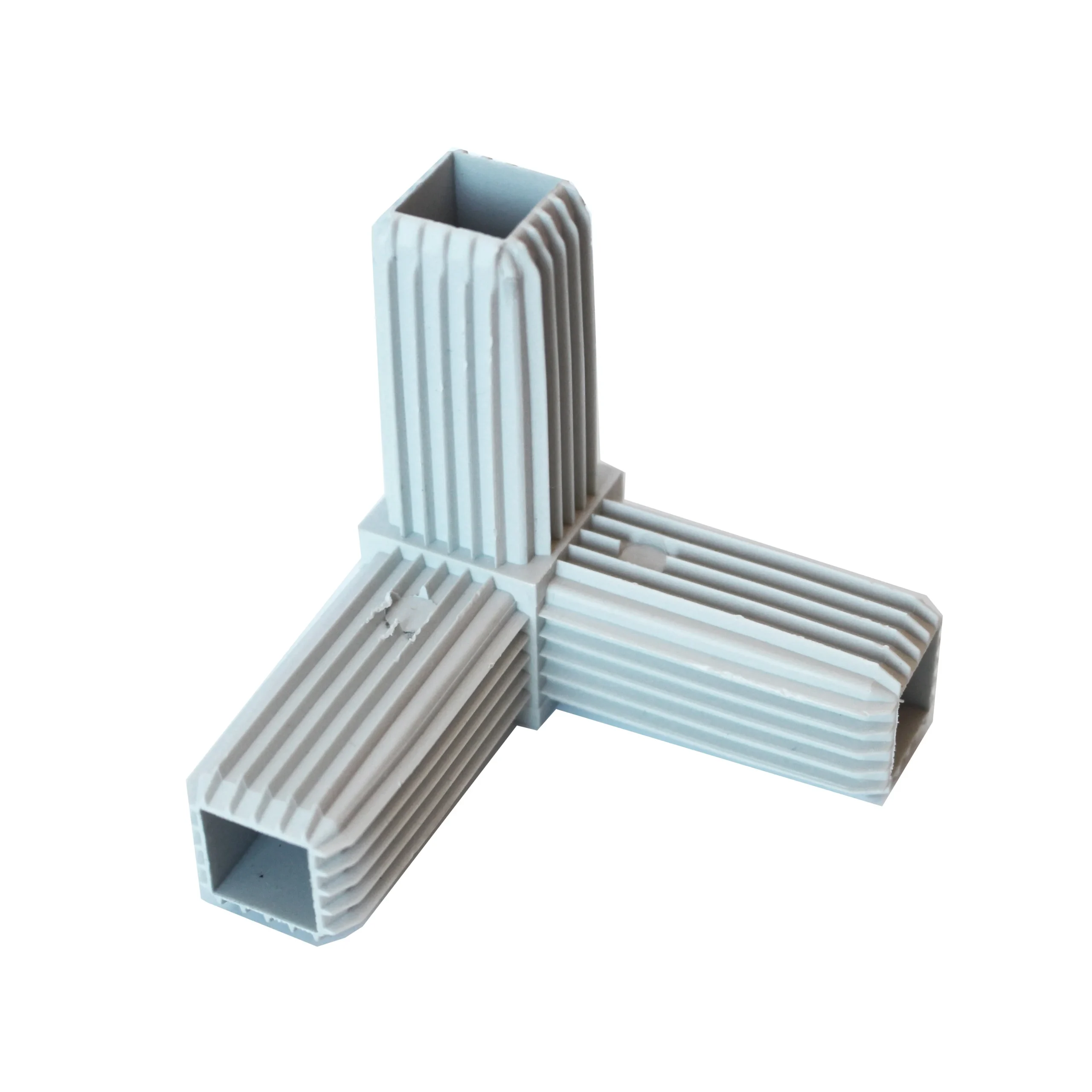 CONNECTION 3 PISTON. 20X20 GRAY.RAL7035