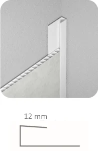 PVC U-PROFILS B2 PELĒKS 2.7M (10)