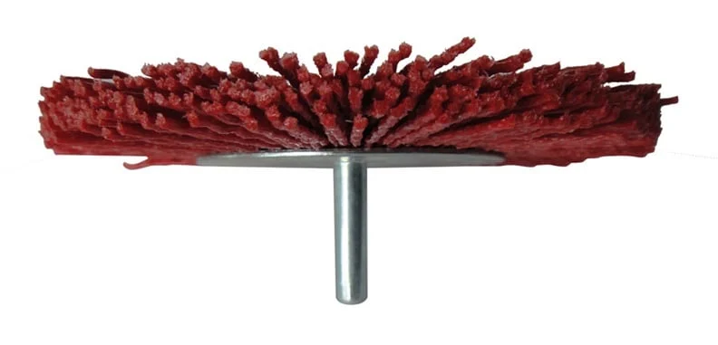 NYLON DISC BRUSH D100 WITH SHAFT