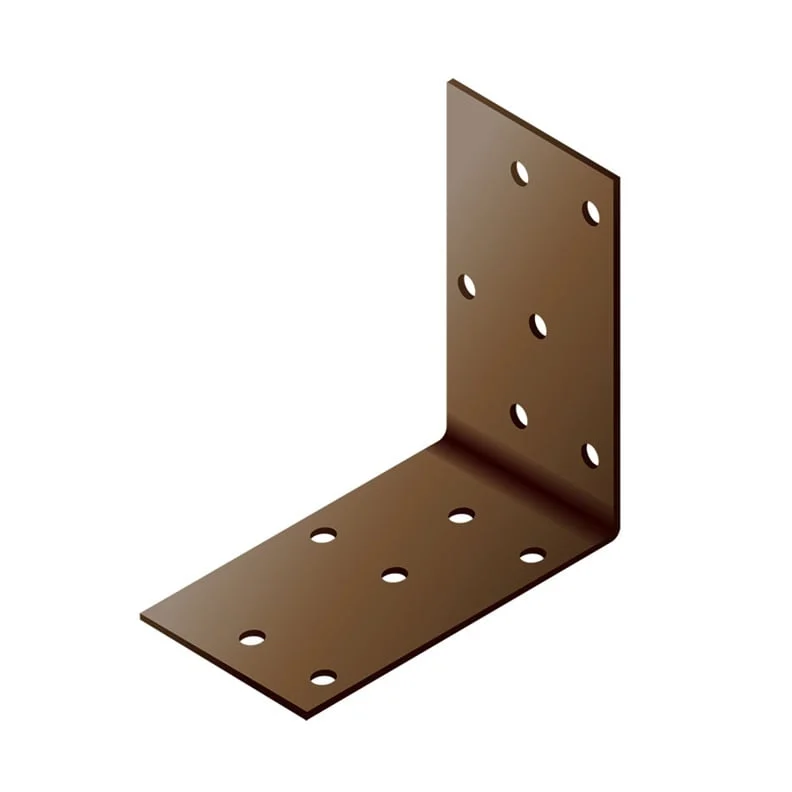УГЛОВЫЕ СКОБЫ 60X60X40X2,0 КОРИЧНЕВЫЕ