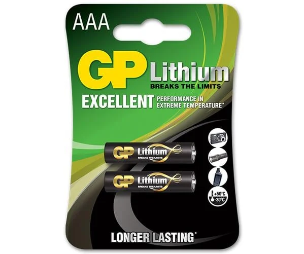ELEMENTI GP LITHIUM 24LF-U2 1,5V AAA 2