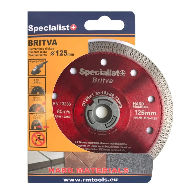 АЛМАЗНЫЙ ДИСК SPECIALIST BRITVA 125X1.2