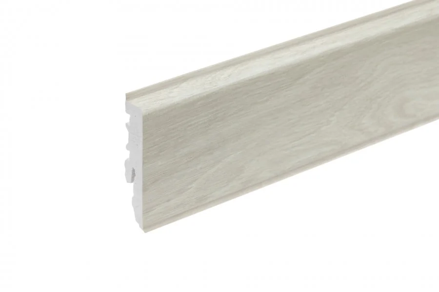 PVC GRĪDLĪSTE 526 15X60X2.2 GAIŠI PELĒKA