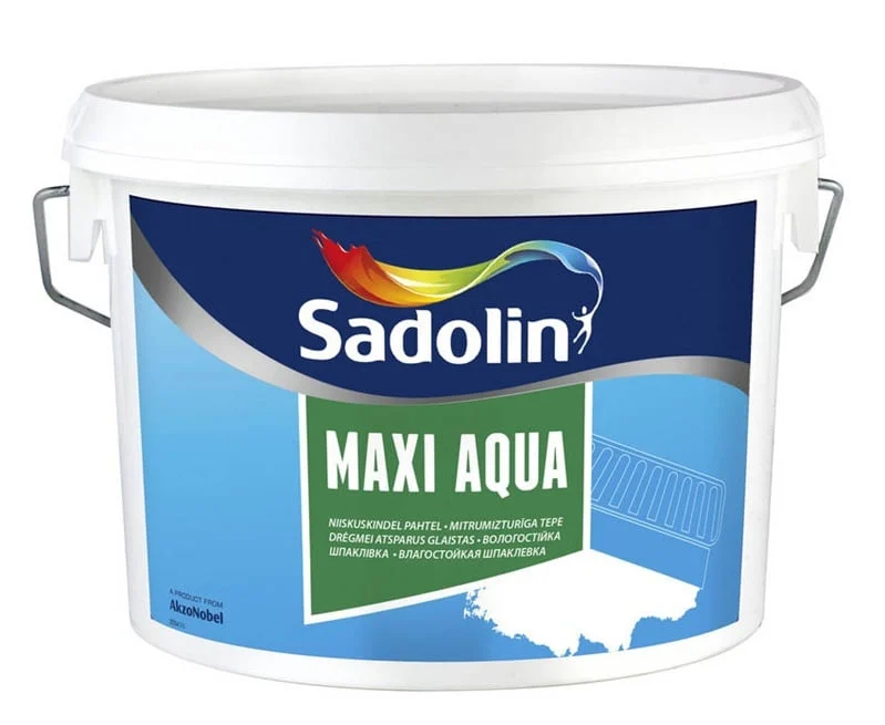 ŠPAKTELE MAXI AQUA 2,5L MITRĀM TELPĀM