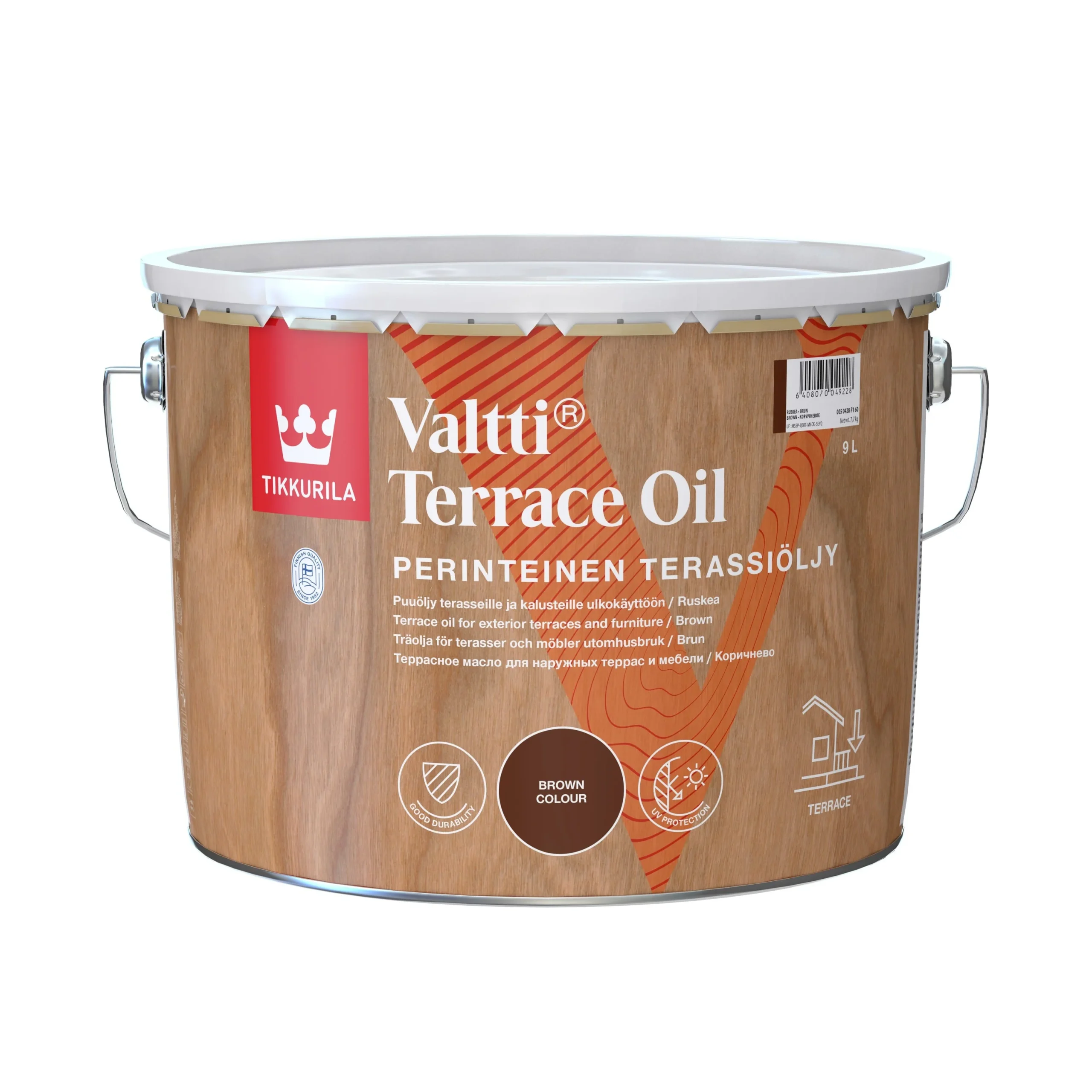 EĻĻA VALTTI TERRACE OIL BRŪNA 9L