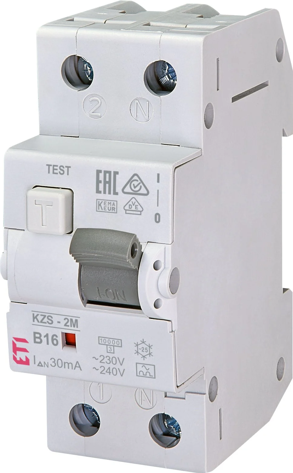 LEAKAGE RELAY 2P 16A 30MA KZS-2M AUTO
