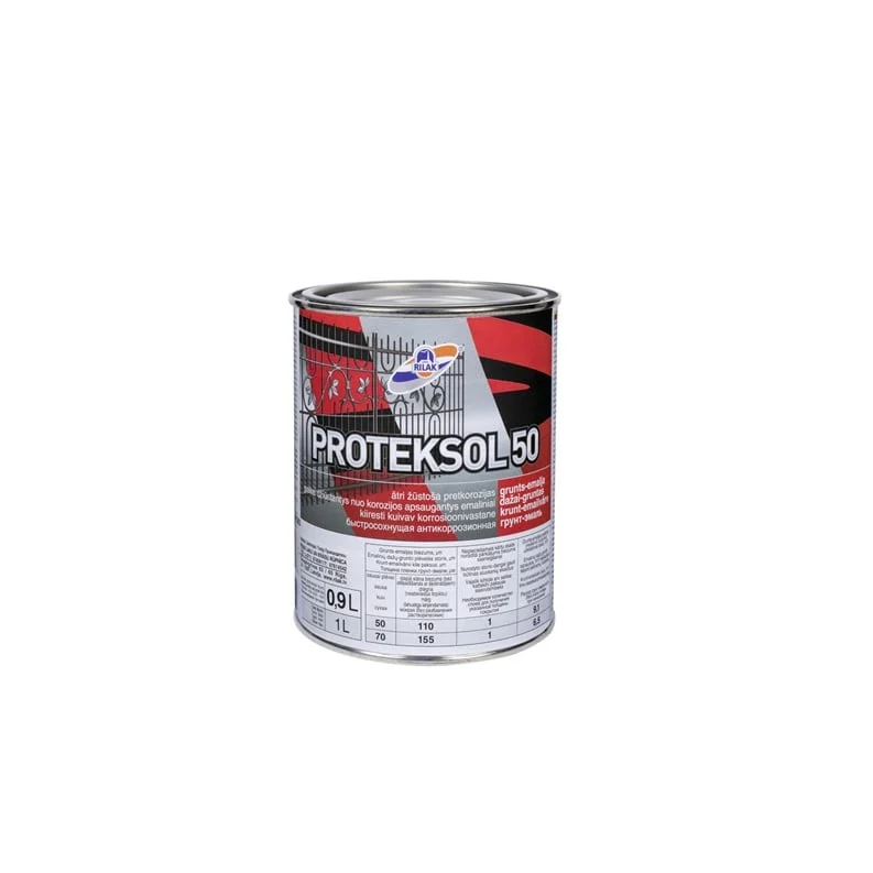 GROUND ENAMEL PROTEKSOL-50 BROWN 0.9L