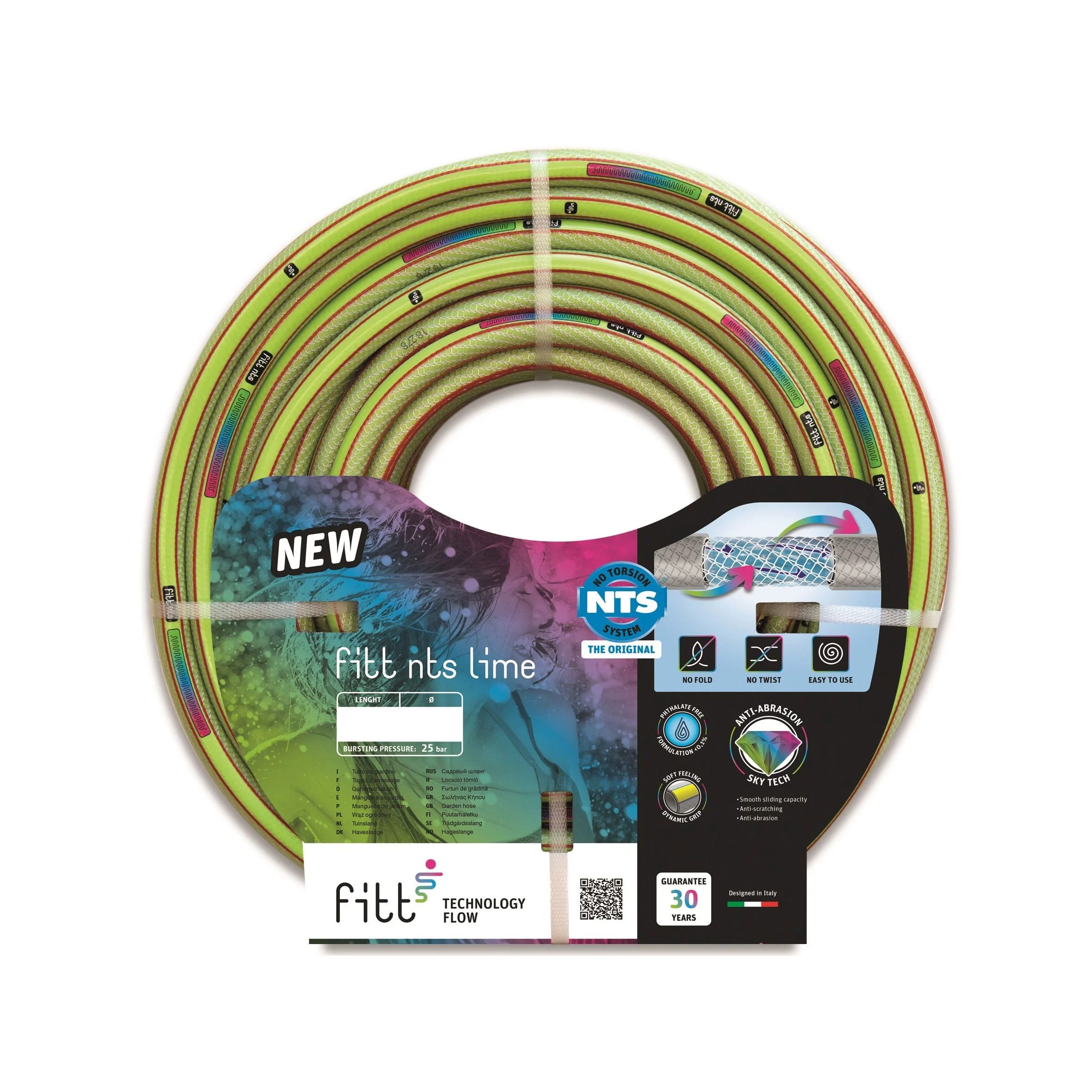WATERING HOSE D12.5 NTS LIME 25M