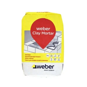 MŪRJAVA WEBER CLAY MORTAR +400C 20KG