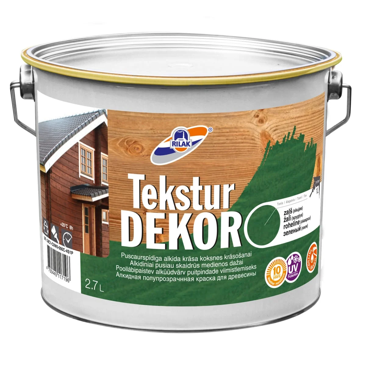 IMPREGNANTS TEKSTURDEKOR ZAĻA 2,7L