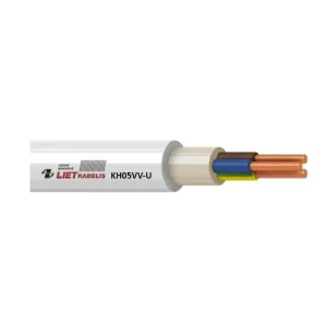 KABELIS KH05VV-U/NYM 3X2.5 BALTS 25M