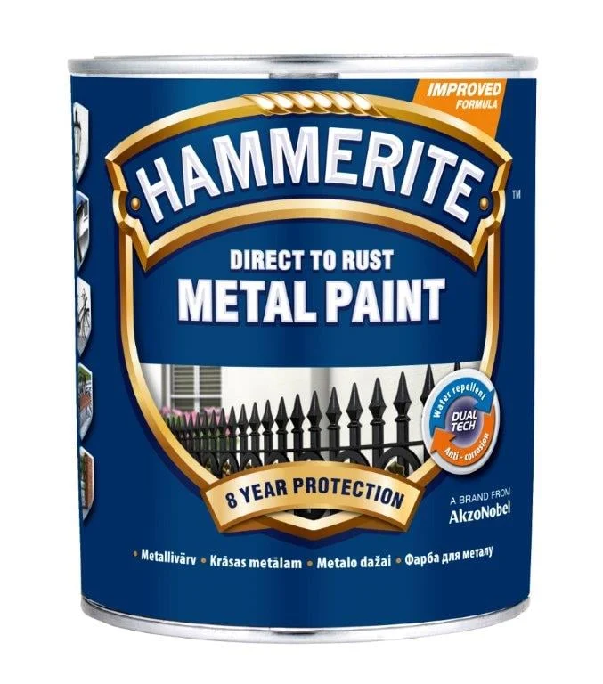 HAMMERITE BLUE GLOSS PAINT 750ML