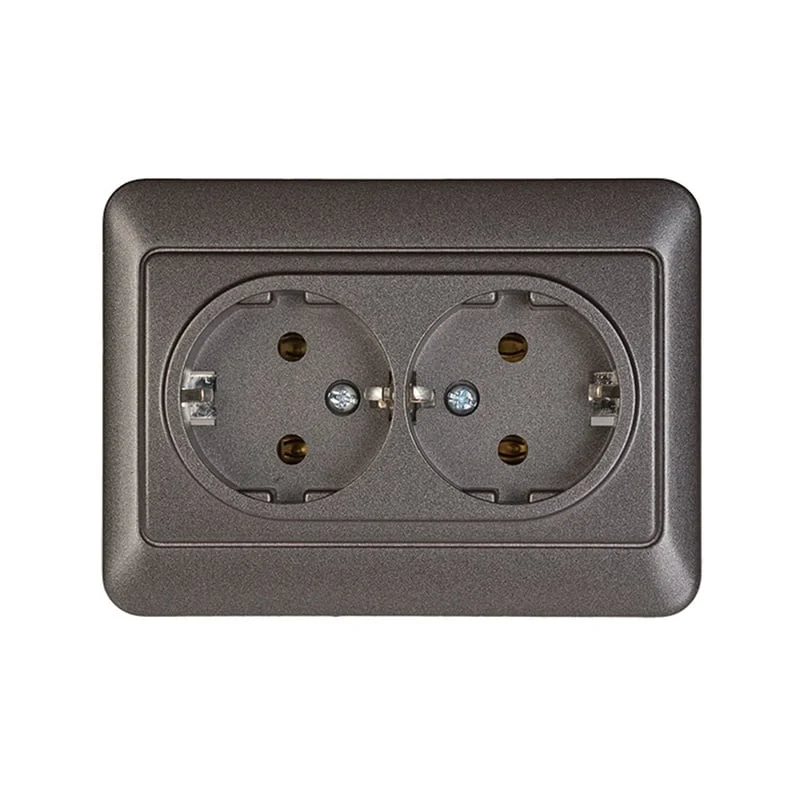 CONTACT SOCKET 1+1 Z/K RP16-021 SL BLACK