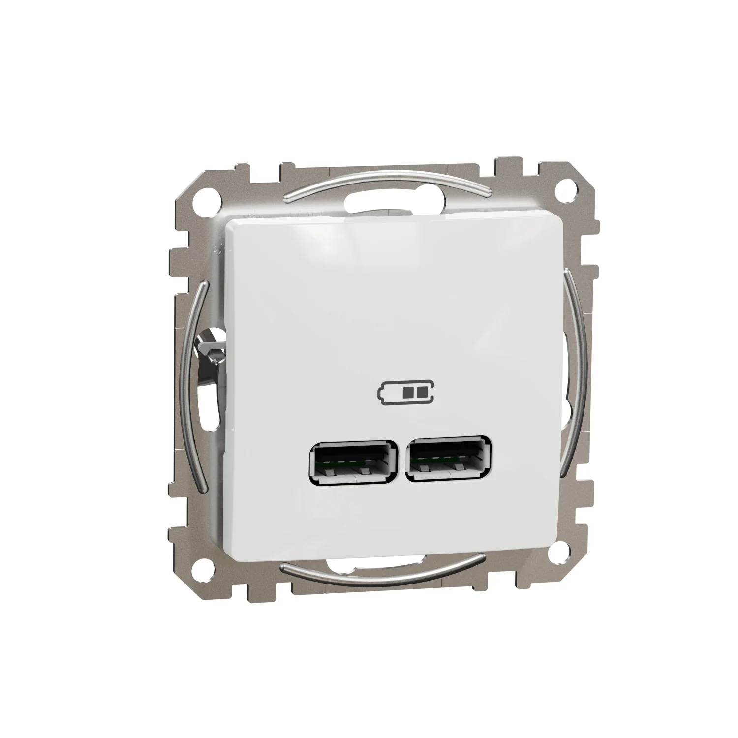 LĀDĒTĀJS USB SEDNA A+A 2.1A BALTS