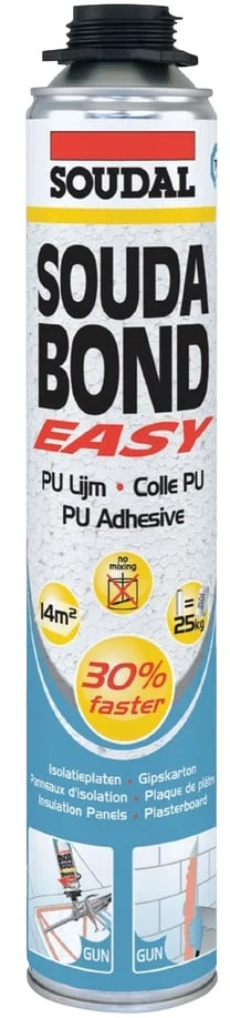 POLYURETHANE ADHESIVE. SOUDABOND EASY GUN 750ML