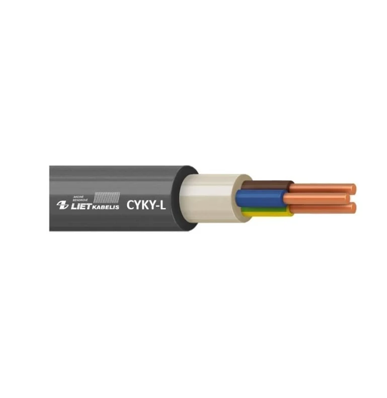 CABLE CYKY-L 4X2.5 BLACK (100)