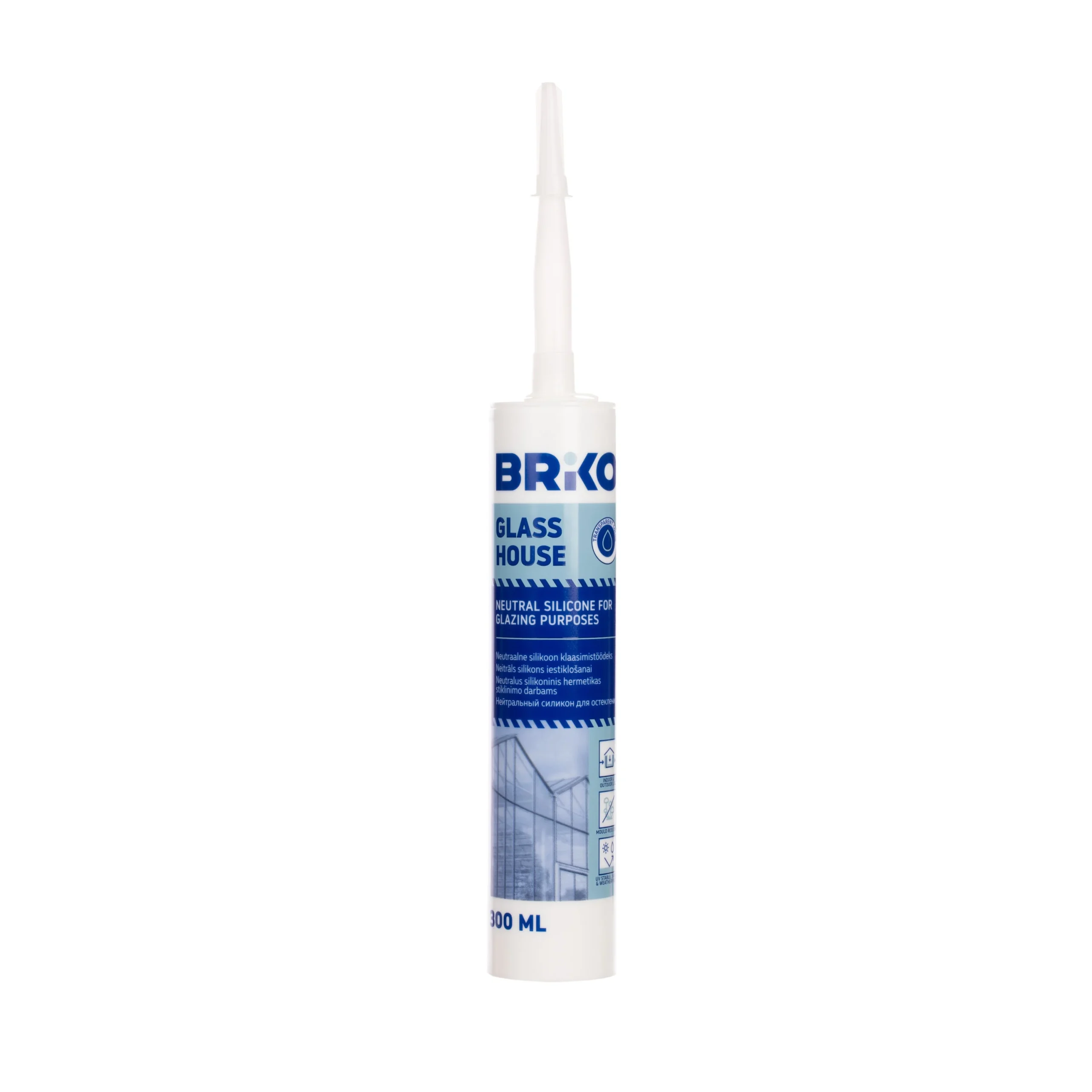 SEALANT BRIKO GLASS HOUSE CLEAR 300ML
