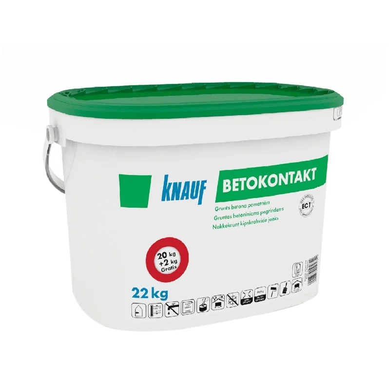 ГРУНТОВКА ДЛЯ ПЛОТНЫХ ПОВЕРХНОСТЕЙ BETOKONTAKT 20+2KG