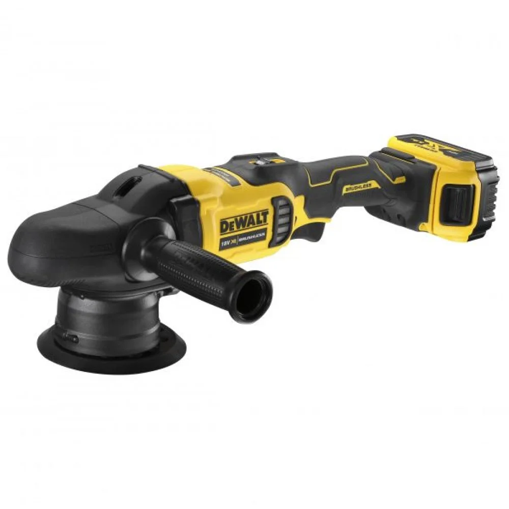 Pulēšanas mašīna 18V, 125mm ar 2x5Ah akumulatoriem