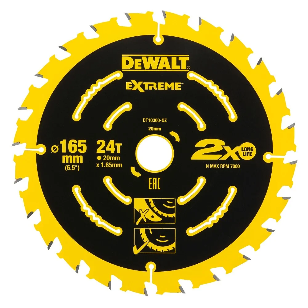 DeWALT Пила EXTREME 165x20x24T