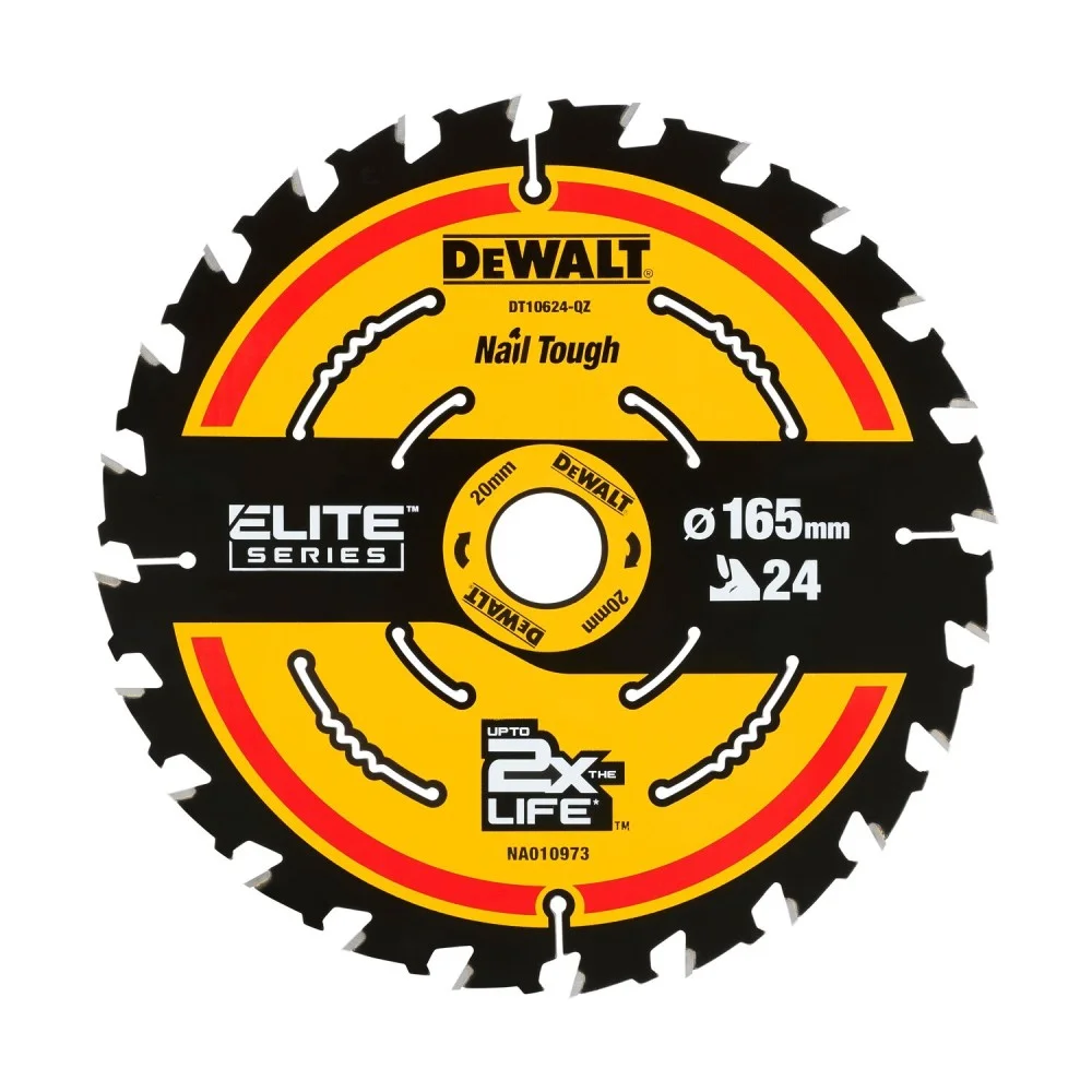 DeWALT Zāģripa 165x20x24T EXT