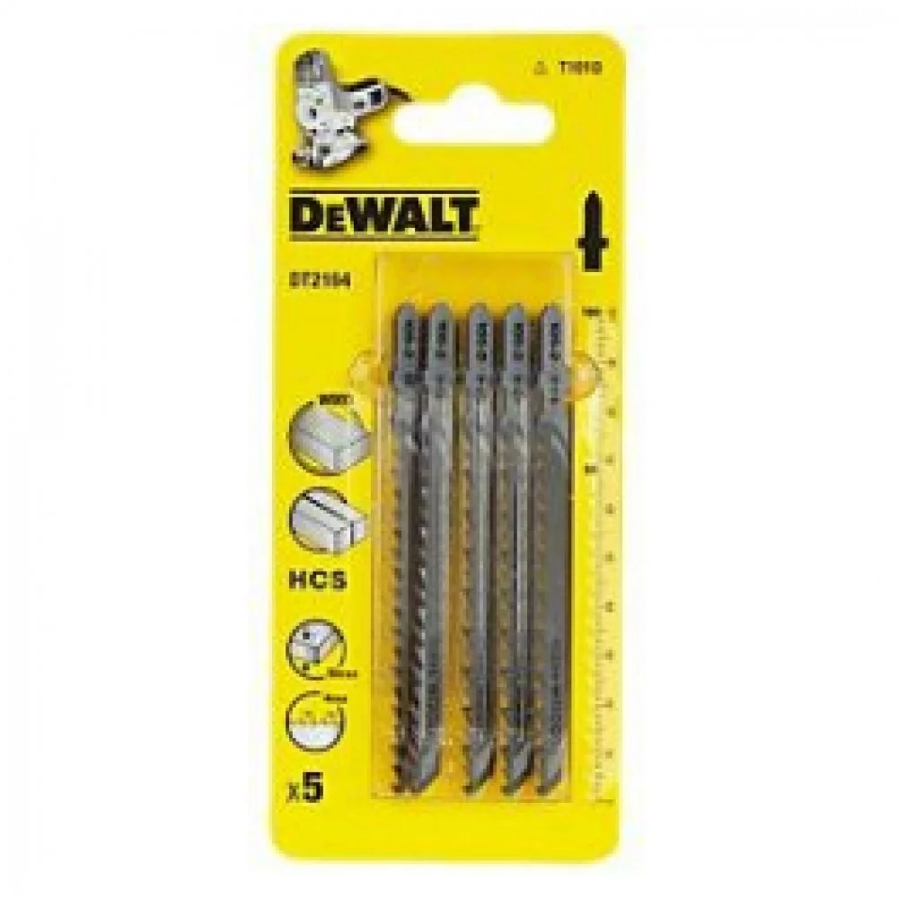 DeWALT Figūrzāģa asmens T1O1D * 5