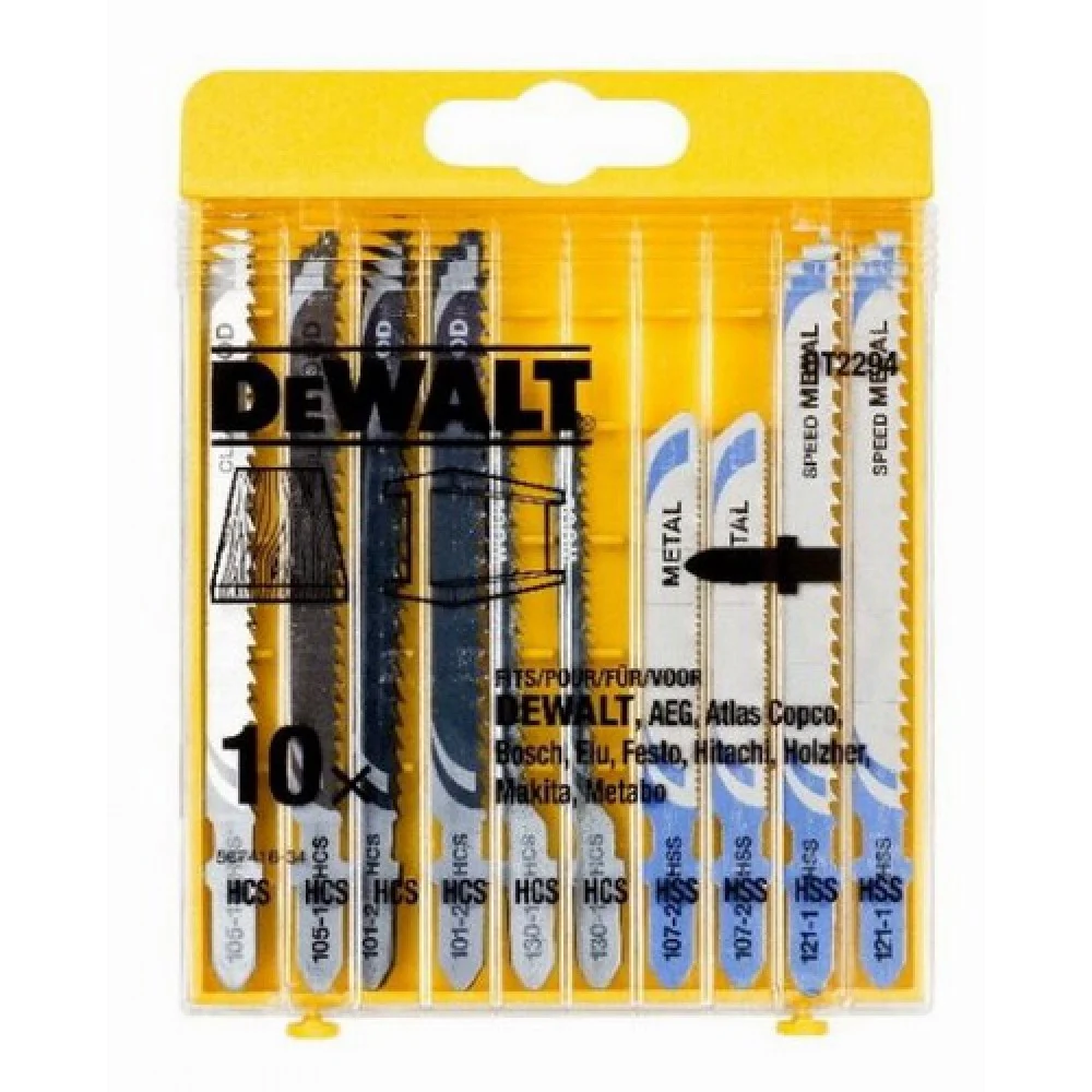 DeWALT Figūzāģa asmeņu kompl.